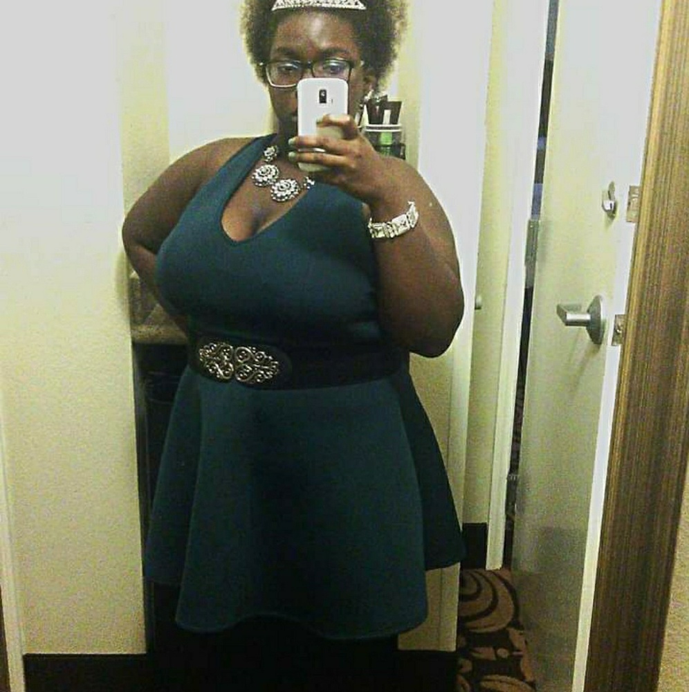 Green Skater dress